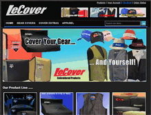 Tablet Screenshot of lecover.com